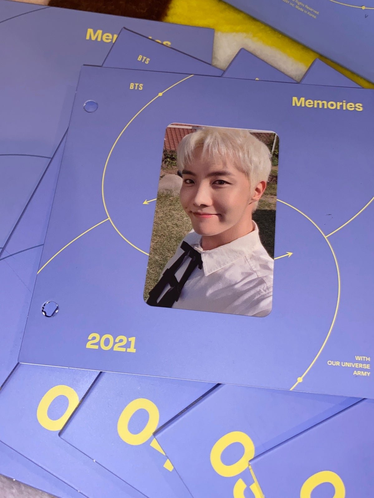BTS Memories 2021 Blu Ray with Hobi