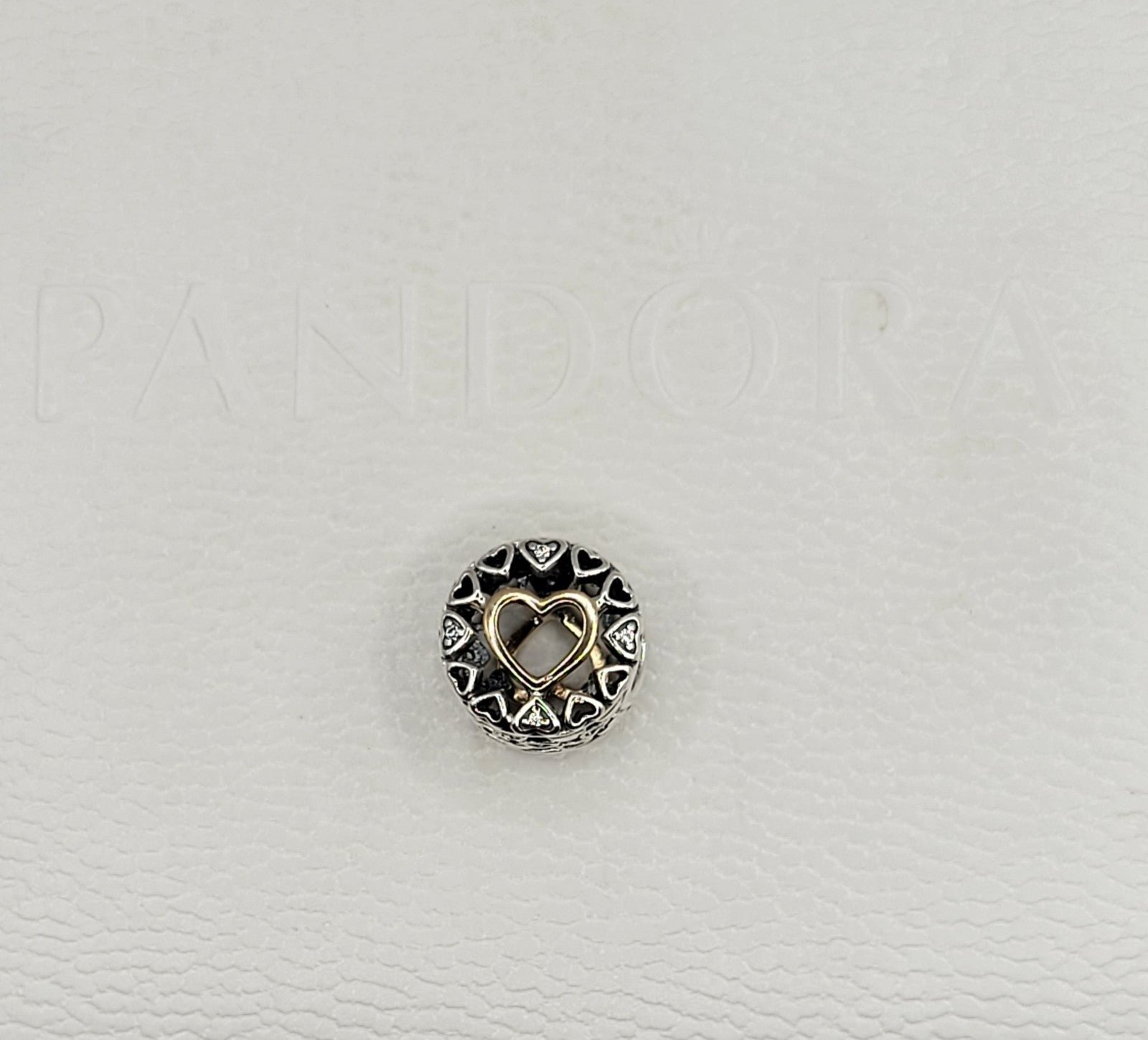 Authentic Pandora Charm with 14k Gold