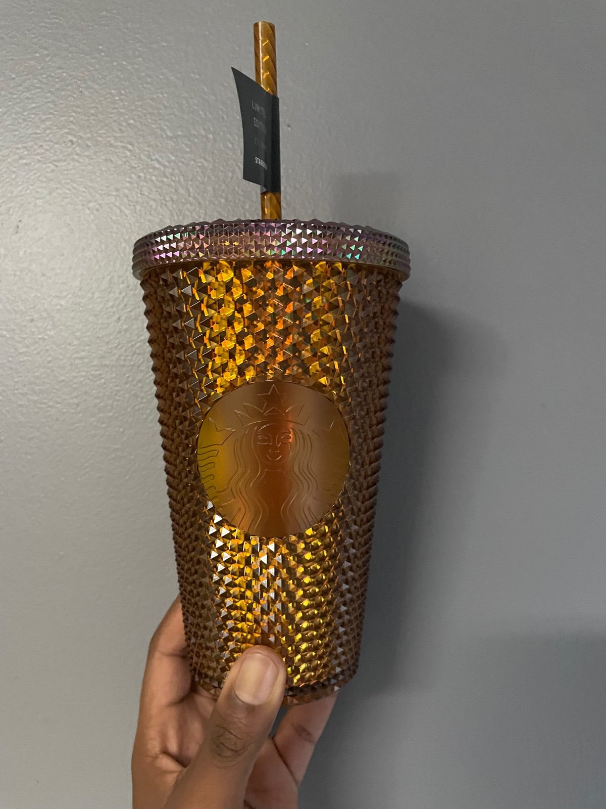 Starbucks bling studded tumbler grande