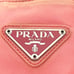Prada pink Tessuto city nylon vintage triangle logo tote bag