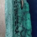 Pendant w159. Malachite freeform square