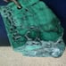 Pendant w159. Malachite freeform square