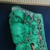 Pendant w159. Malachite freeform square