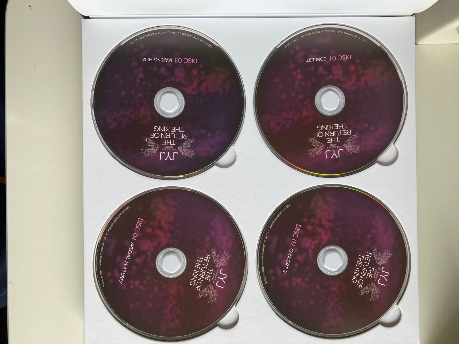 JYJ The Return Of The King 2014 Asia Tour Concert Limited