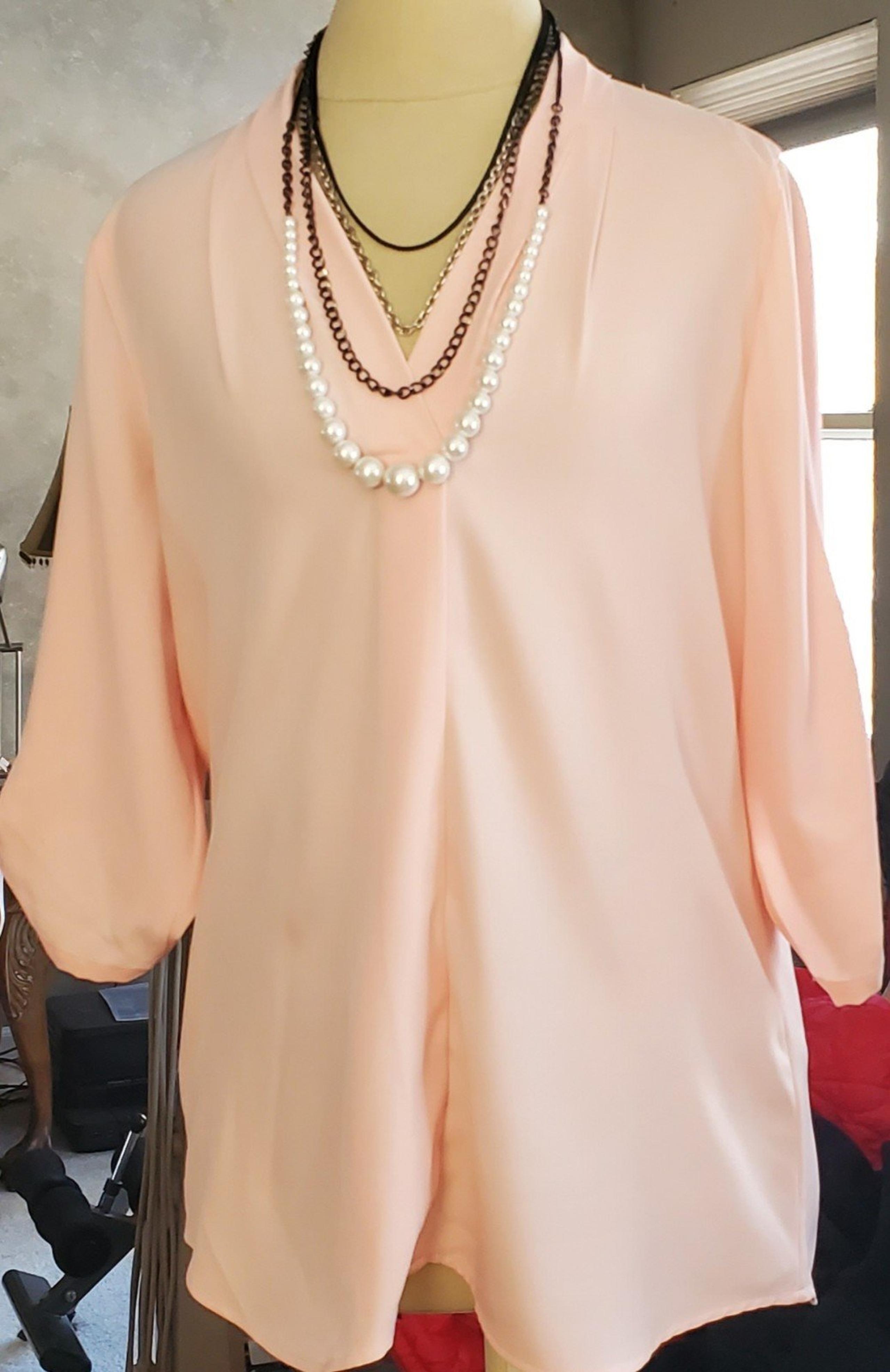 Blouse women Calvin Klein LIKE NEW career buttons clothing Medium