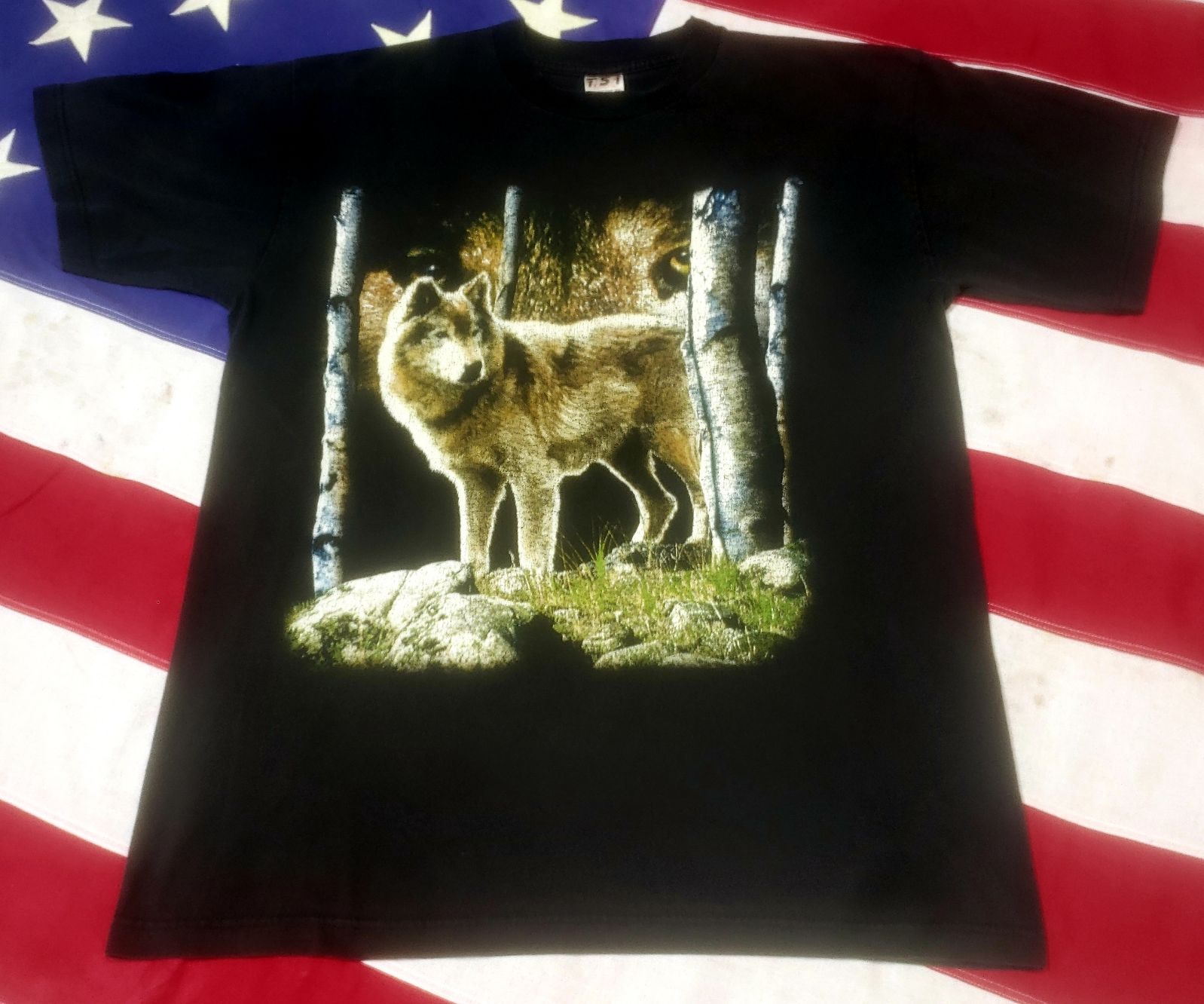 Vintage TSI Wolf T-Shirt L