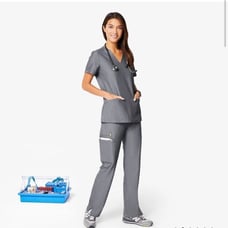 Figs graphite scrub set S M kade Catarina
