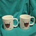 2 Mint Polo Ralph Lauren Golf Mug Cup Polo Crest & Clubs Vintage 1997 Lot of 2