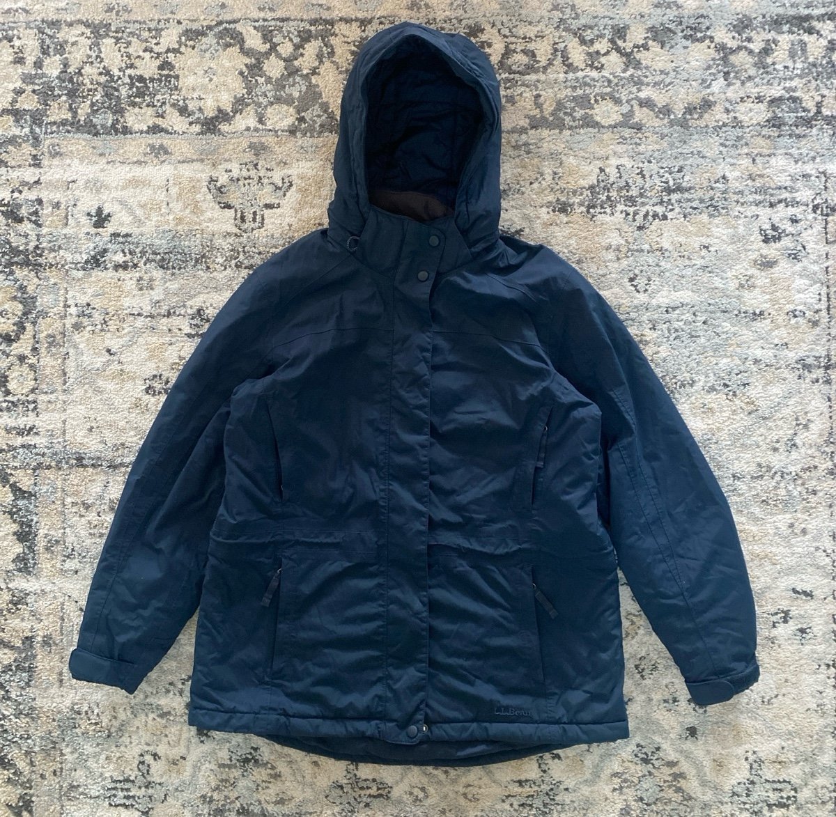 Women’s Navy Rugged Ridge Parka Insulated Coat Jacket size L