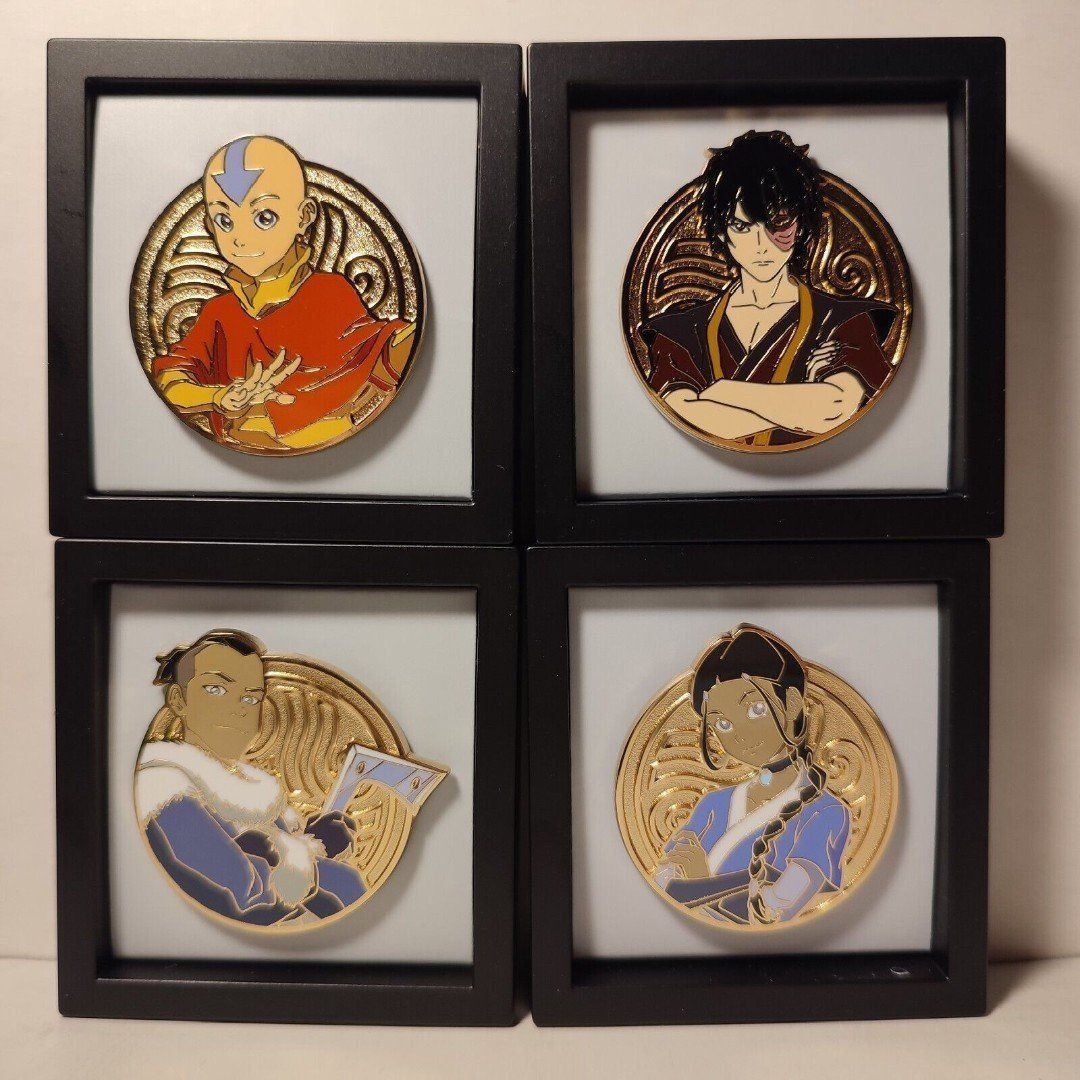 Avatar The Last Airbender FigPin Minis Enamel Pin Full Commons Official Set Of 4