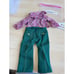 N208 American girl doll Ivy meet outfit jean pants jeans top