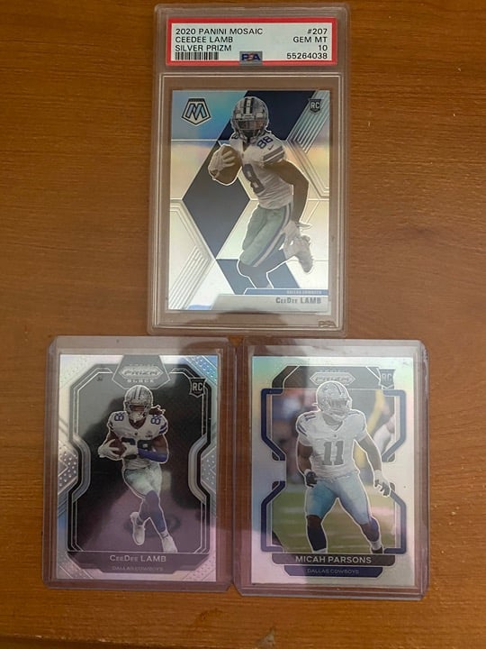 Cowboys rookie lot of 3 Micah and ceedee