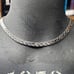Sterling silver Riccio necklace 17