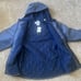 Adidas Game Built Jacket Navy Black Full Zip Heavyweight Coat BV3958 Mens XL