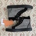 Leather High Top Crystal Embellished Sneaker Sz 8 | 38 Le Stilla