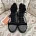 Leather High Top Crystal Embellished Sneaker Sz 8 | 38 Le Stilla
