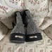 Leather High Top Crystal Embellished Sneaker Sz 8 | 38 Le Stilla