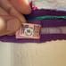 NWT AGENT PROVOCATEUR GARTER BELT PURPLE GREEN PINK SZ 2 XS