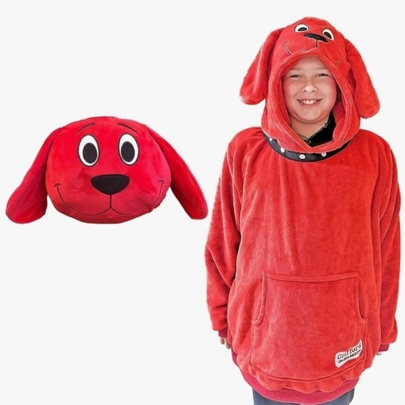 Clifford Unisex Blanket Hoodie or Costume One Size New