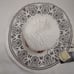 Stylish Angela & William flower designed wide brimmed off-white women's Hat