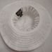Stylish Angela & William flower designed wide brimmed off-white women's Hat