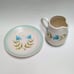 Vintage Franciscan TULIP TIME serving pieces Gravy Boat, creamer, bread plate