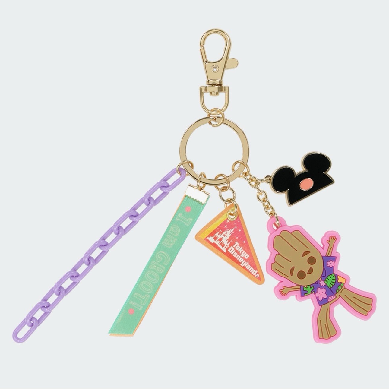 Tokyo Disney Resort It’s a Small World with Groot Keychain