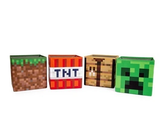 Minecraft 4 Piece Fabric Cube Set