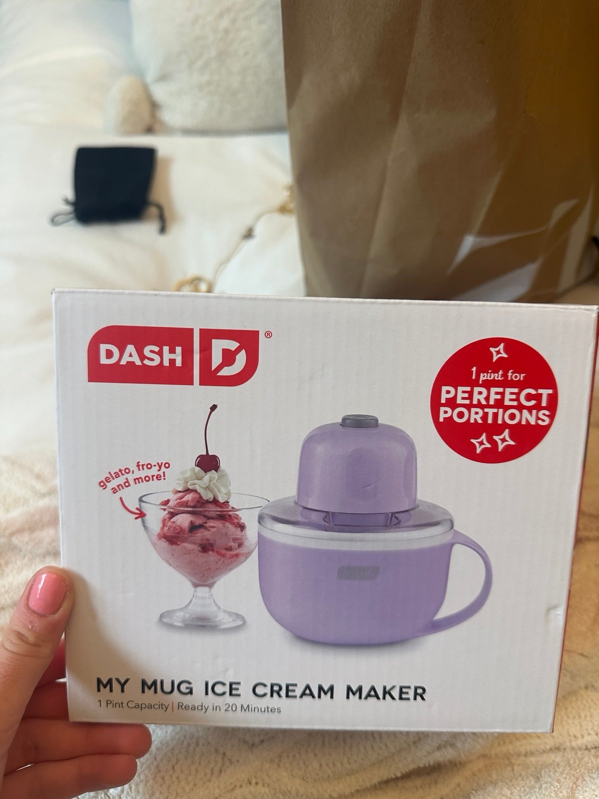 Dash single serve mug ice cream maker