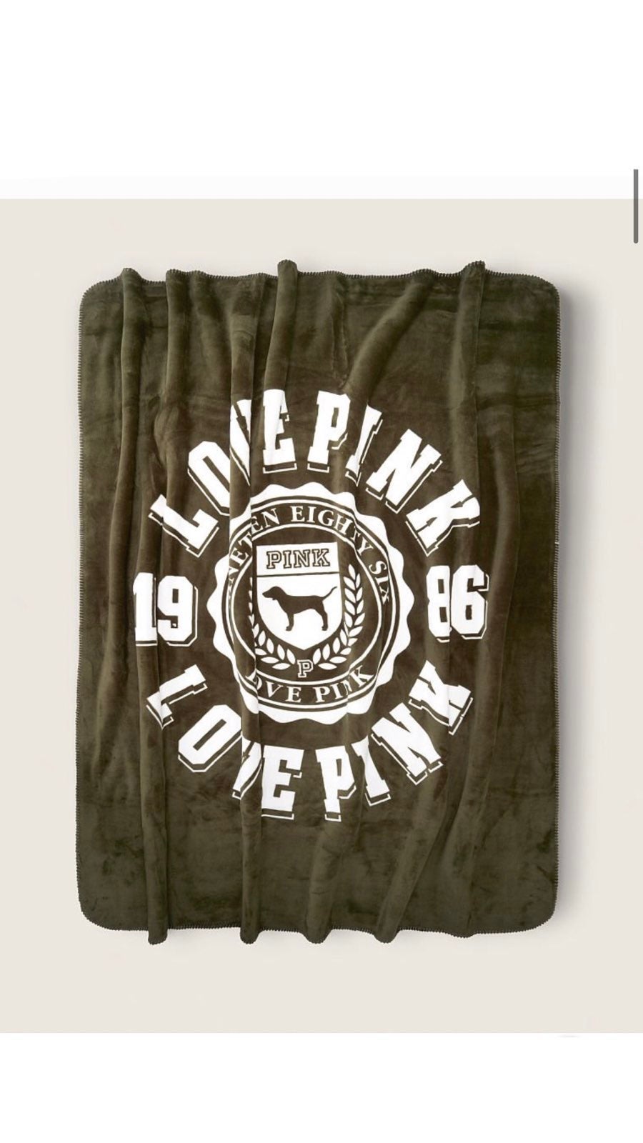 NEW VS PINK Sherpa Blanket