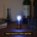 Flower Cordless Battery Powered Light Bulb, Rechargeable Light Bulb