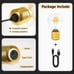 Flower Cordless Battery Powered Light Bulb, Rechargeable Light Bulb