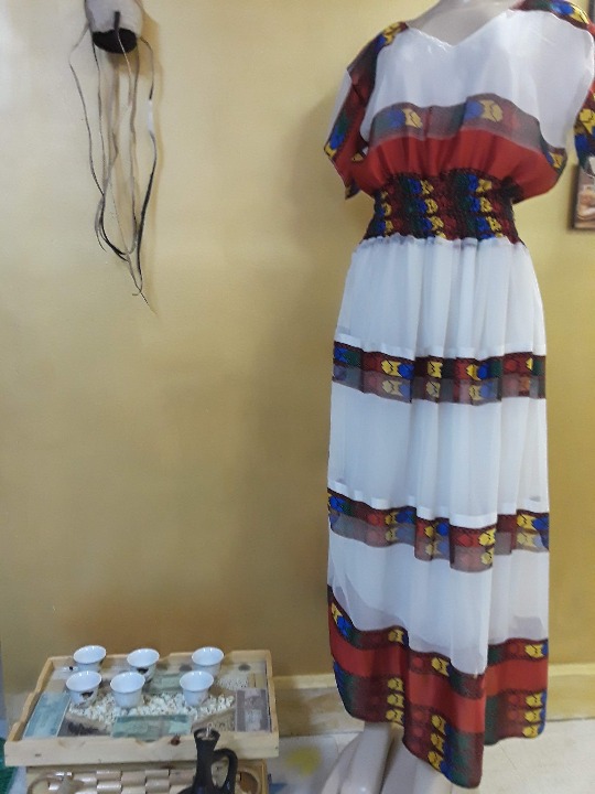 Ethiopian/Eritrean Chiffon Dress