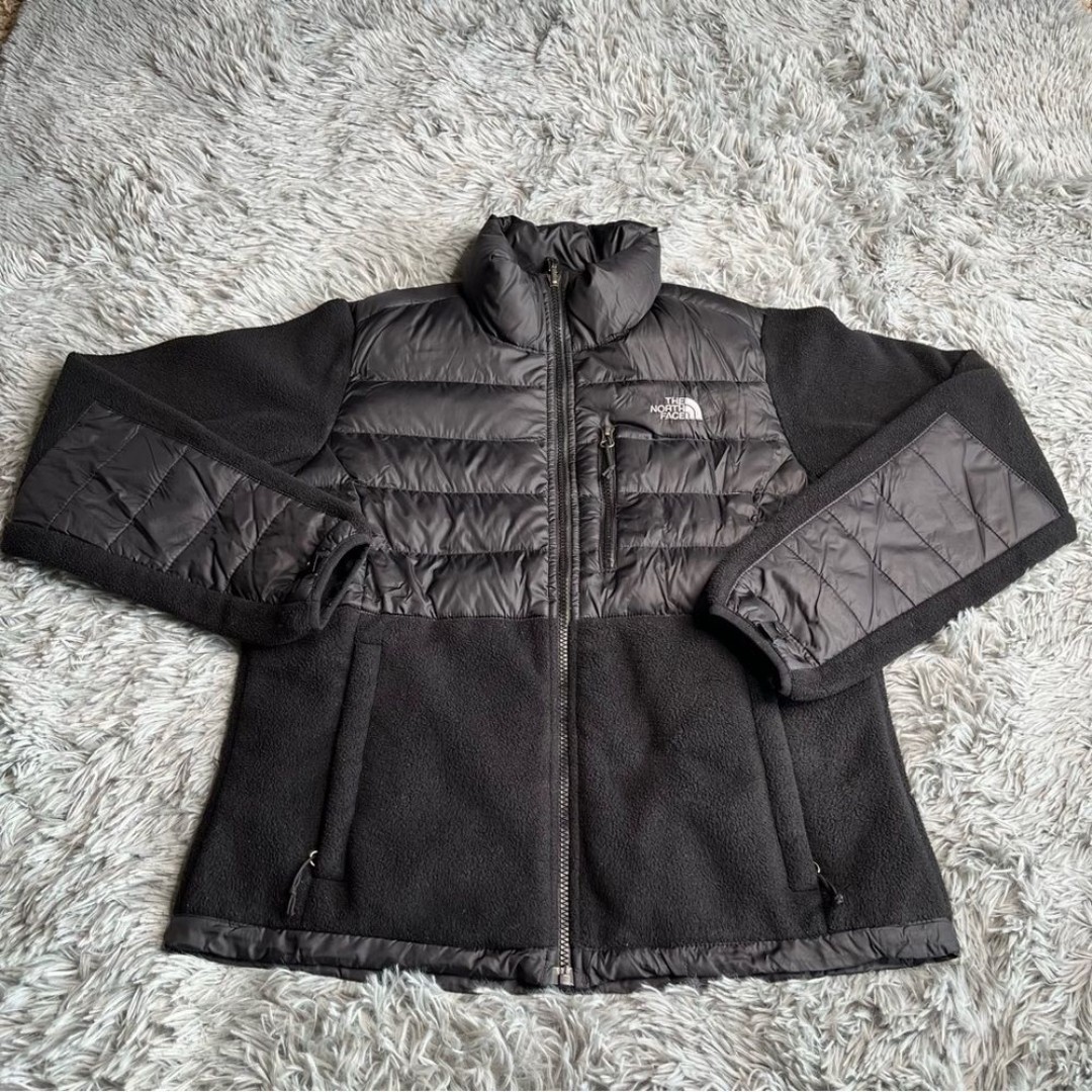 The North Face Coat Denali Puffer Fleece Jacket Womens Medium 550 Down Black