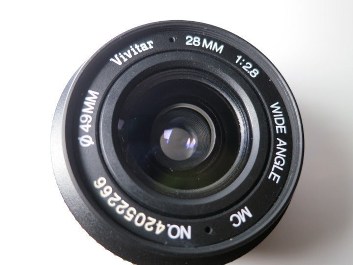 Vivitar 28mm F/2.8 Manual Focus Lens