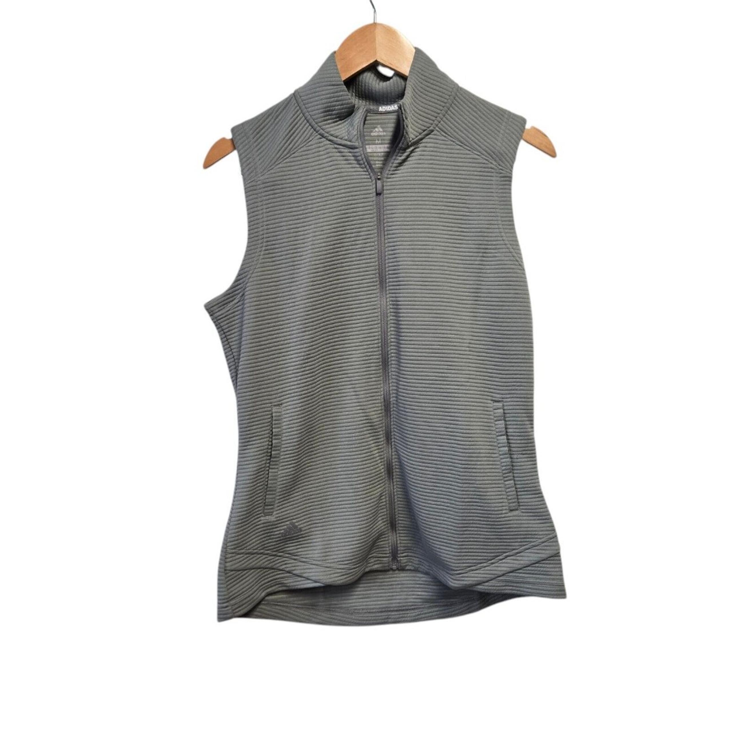 ADIDAS Textured Full-Zip Vest MEDIUM