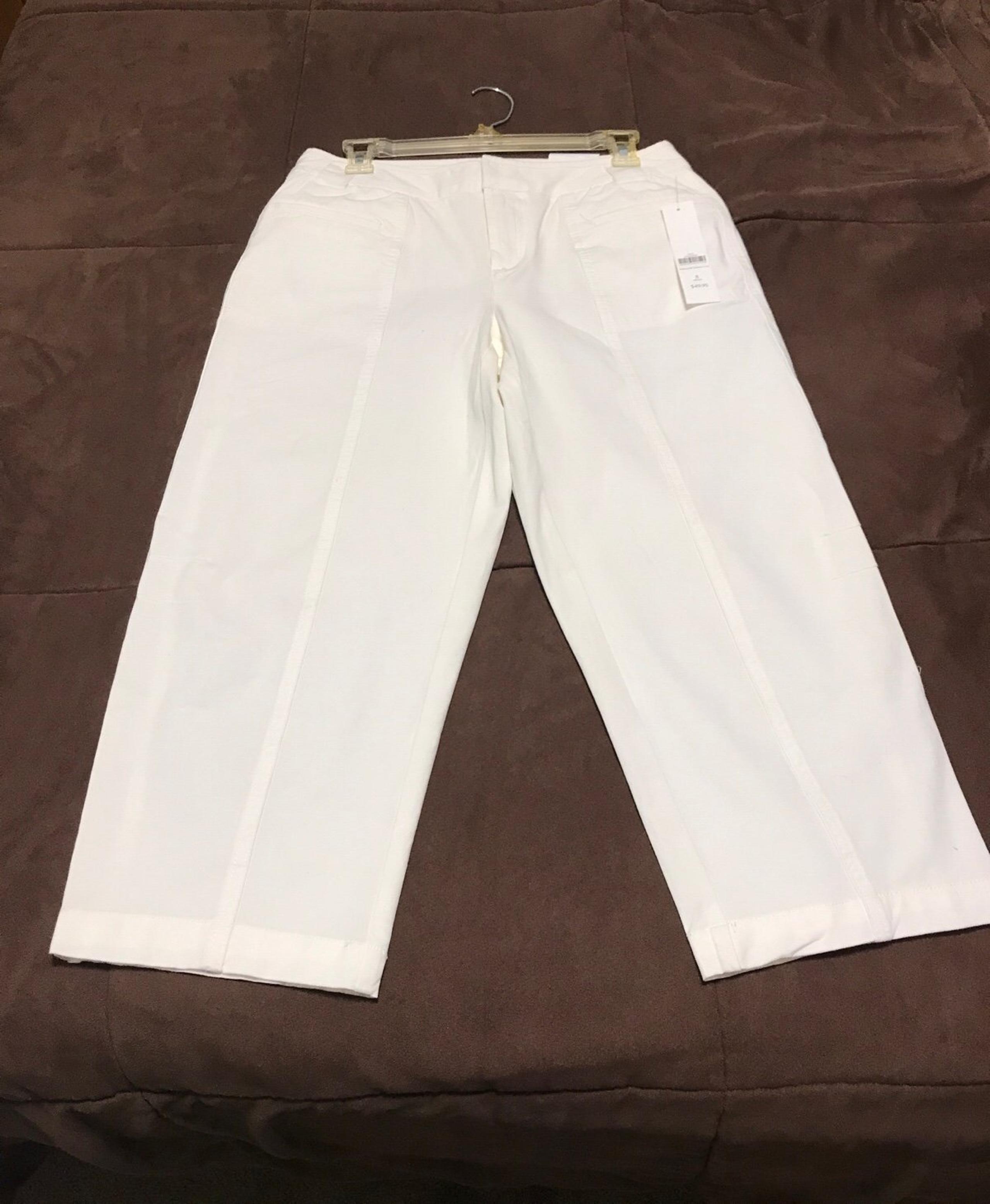 Coldwater creek size 8 cropped stretch pants NWT