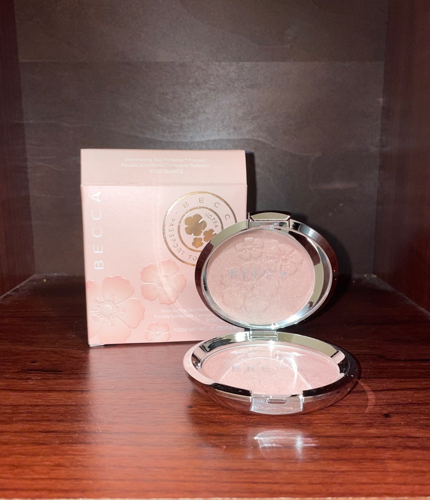 Becca Highlighter Passport to Glow Korea Rose Quartz Limited Edition Pink