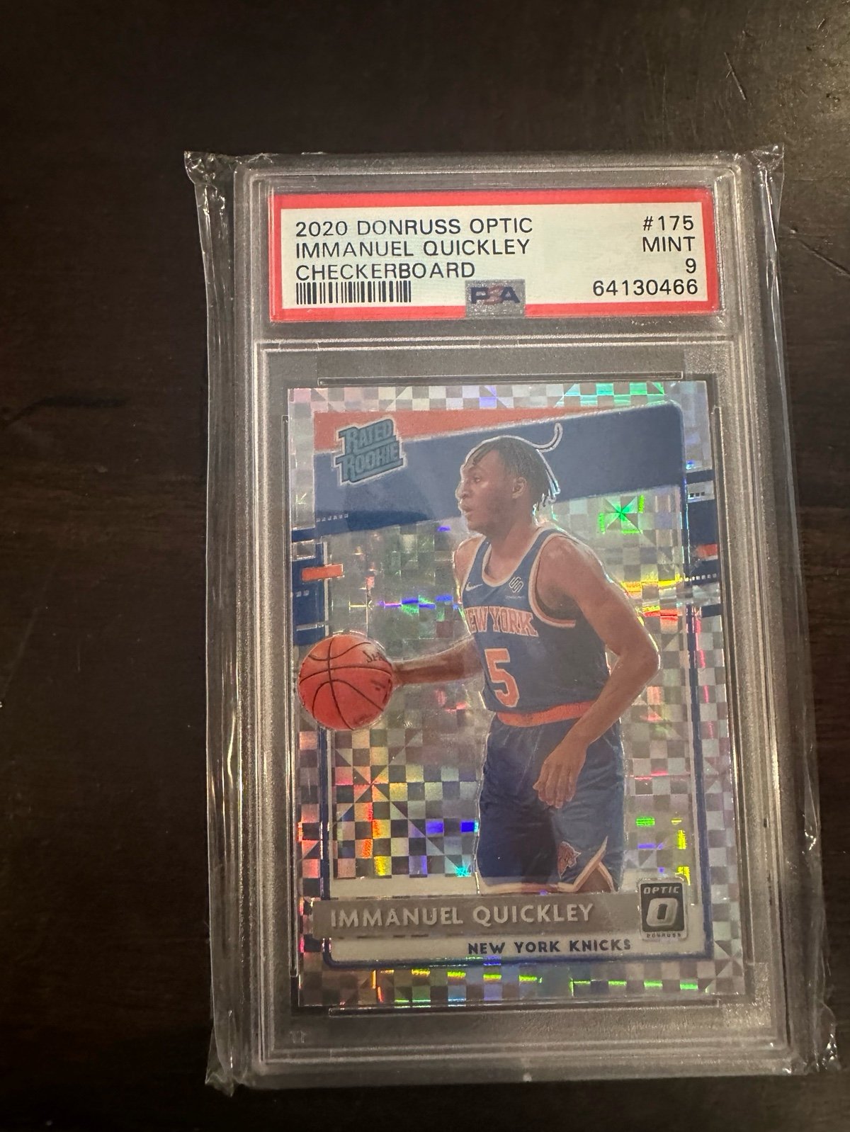 Immanuel Quickley Checkboard psa