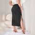 Plus Vertical Split Thigh Skirts