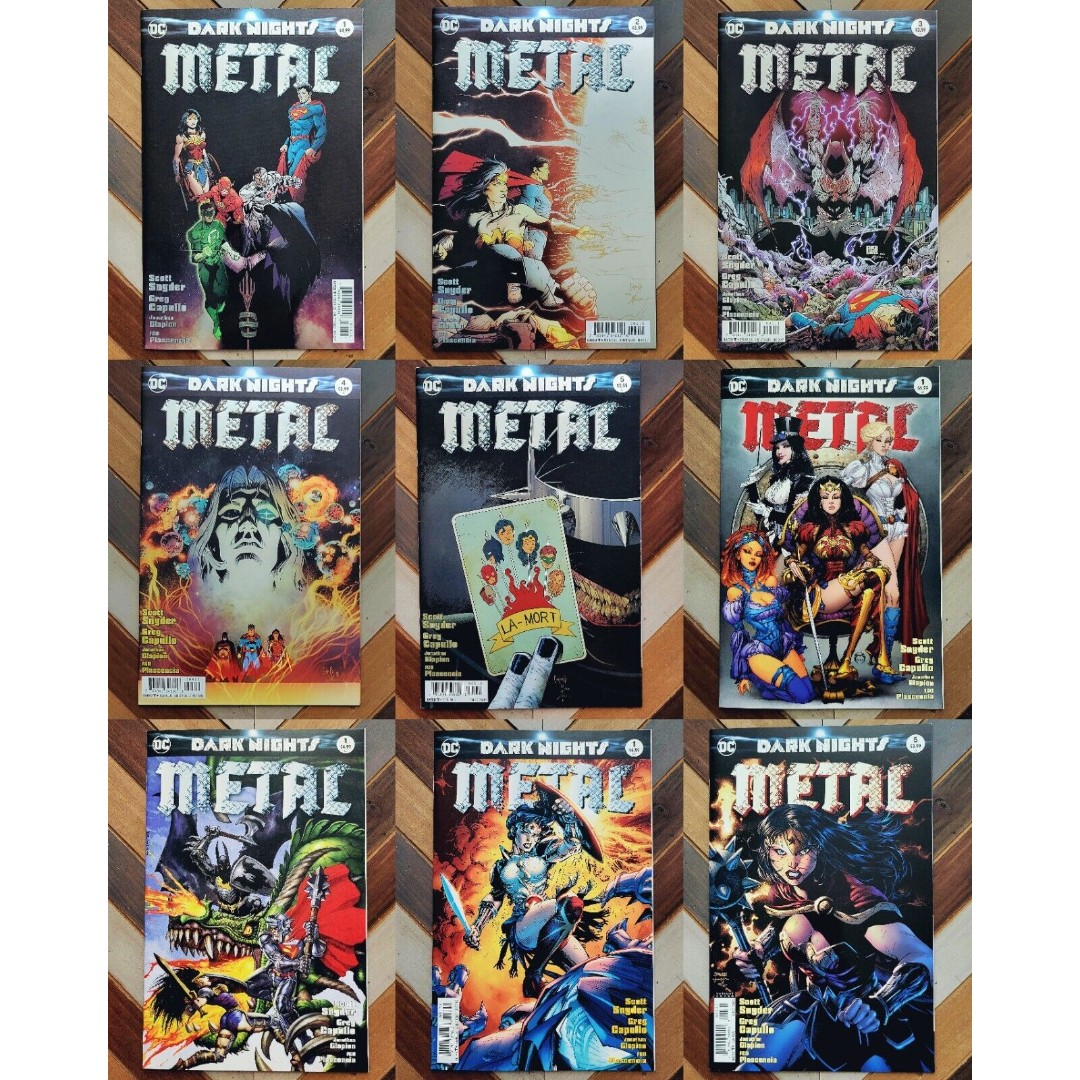 DARK NIGHTS METAL #1-5 + Extras DC 2022 Dark Batmen HIGH GRADE 1st BABY DARKSEID