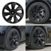 New! Tesla Model Y Wheel 19-Inch Hub Cap Replacement ABS Cover Set XINFOOB