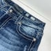 Miss Me Size 30 Denim Bermuda Jean Shorts JP5792M Distressed Cuffed Jewel Bling