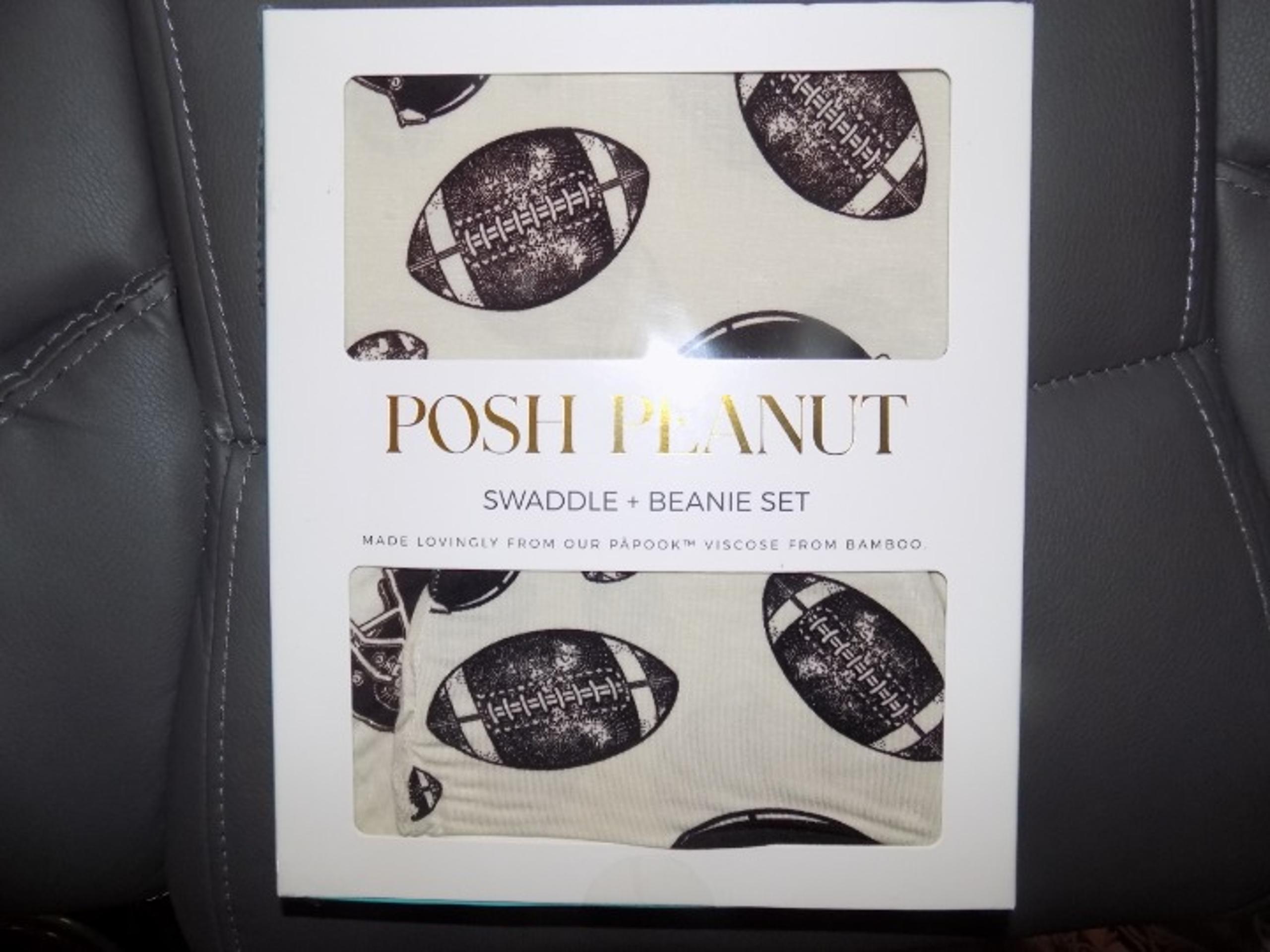 Posh Peanut Touchdown Swaddle & Beanie