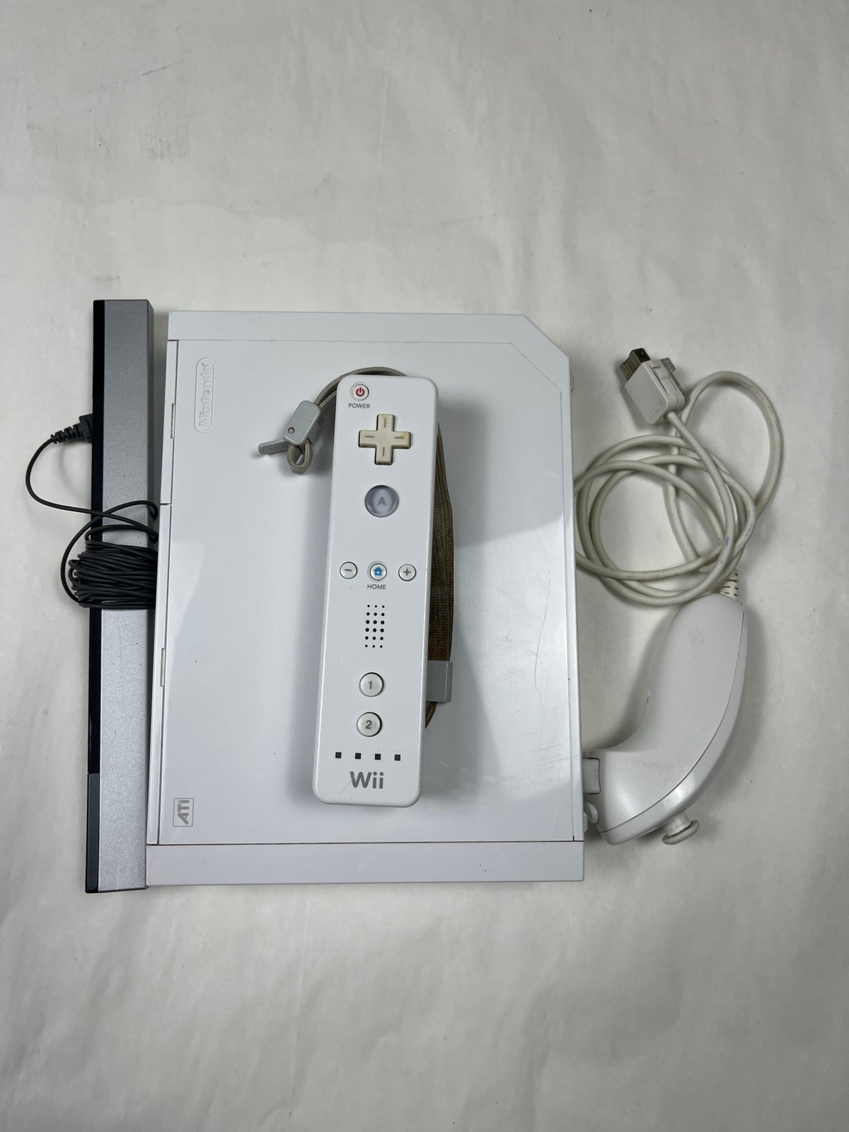 Nintendo Wii with NES Mario and Mario Kart Wii