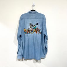 Vintage Mickey Inc Button-Down Top