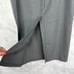 NEW Abercrombie & Fitch Tailored Mid Waisted Midi Pencil Trouser Skirt Gray L