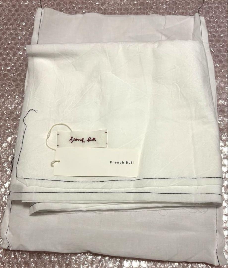 French Bull Off-White Cotton Fringe Scarf