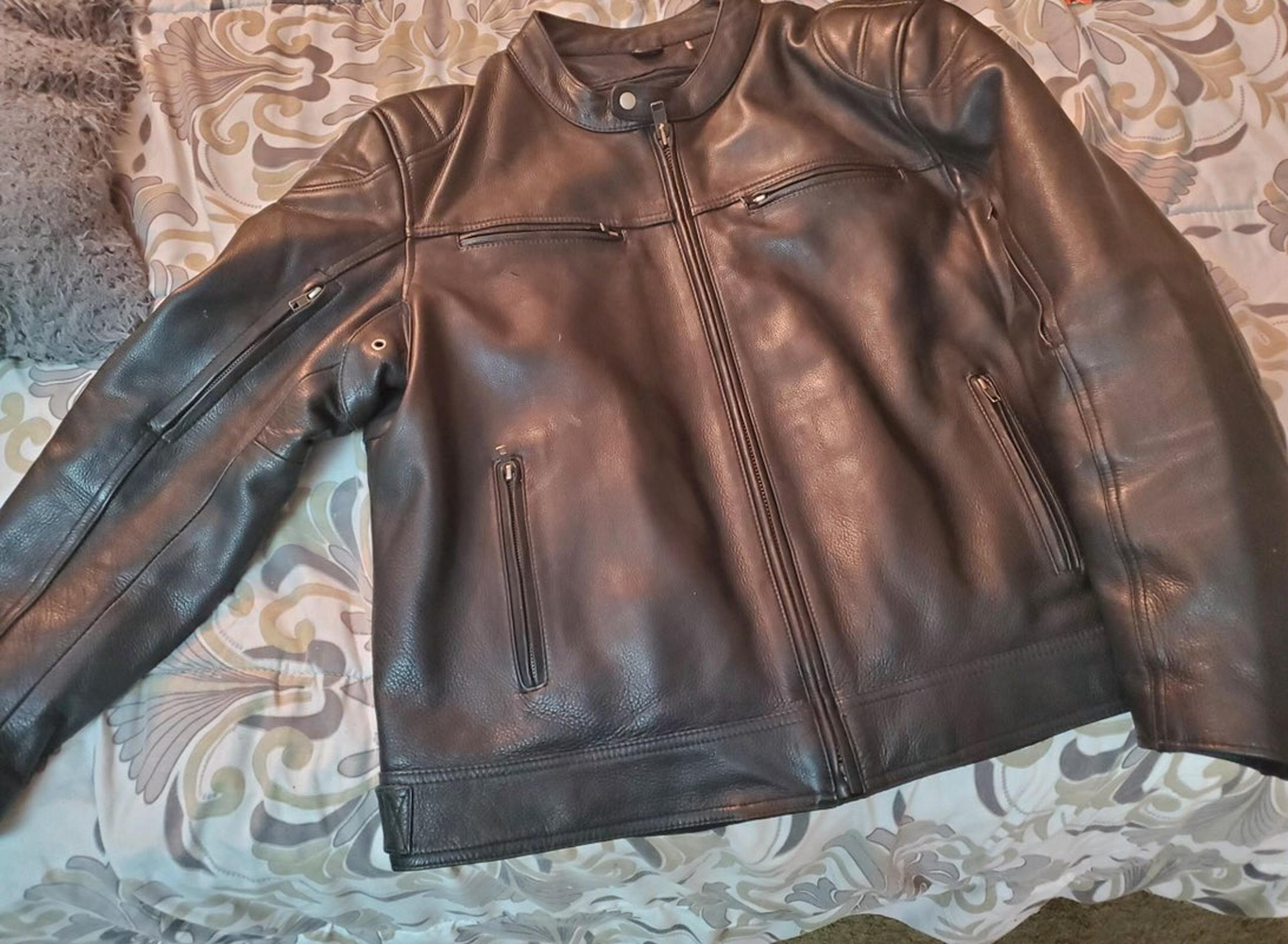 leather motorcycle jacket