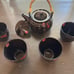 Asian Living Adorable Tea Pot w/ Bamboo Handle and Metal Defuser set